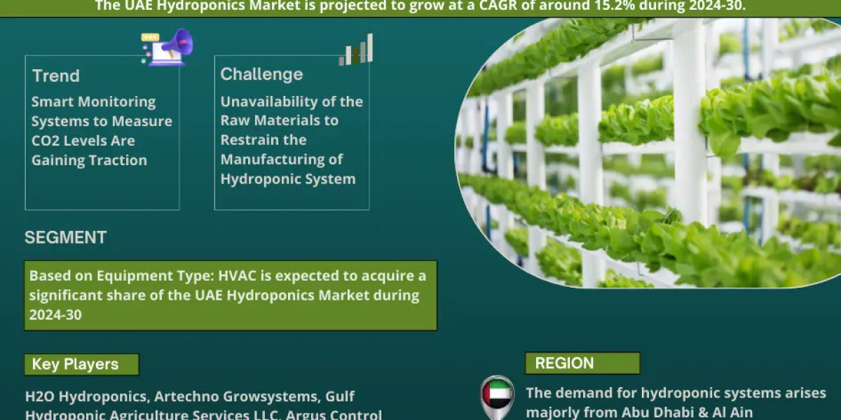 UAE Hydroponics Market Trend, Size, Share, Trends, Growth, Report and Forecast 2024-2030