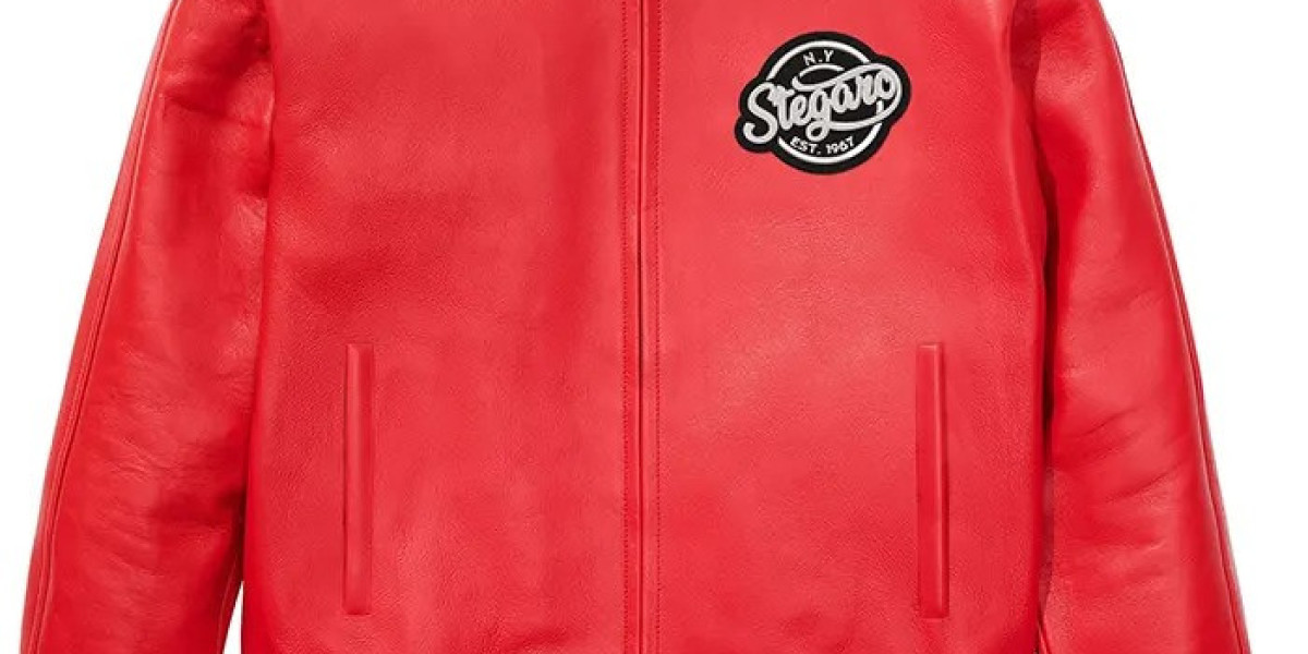Red Fizz Club Leather Jacket: A Bold Fashion Statement for the Modern Trendsetter