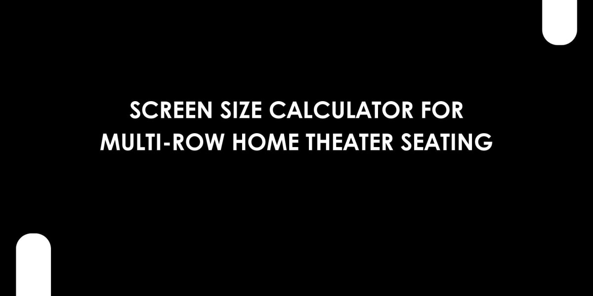 Screen Size Calculator for Multi-Row Home Theater Seating