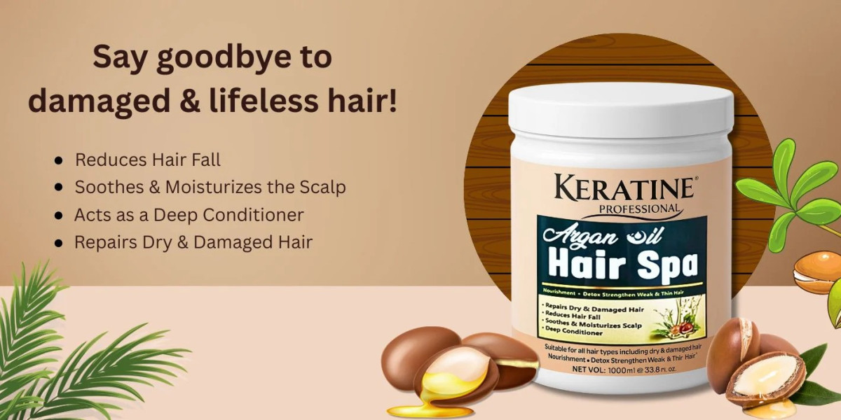 Get Soft, Shiny Hair at Home with Keratine Argan Oil Hair Spa