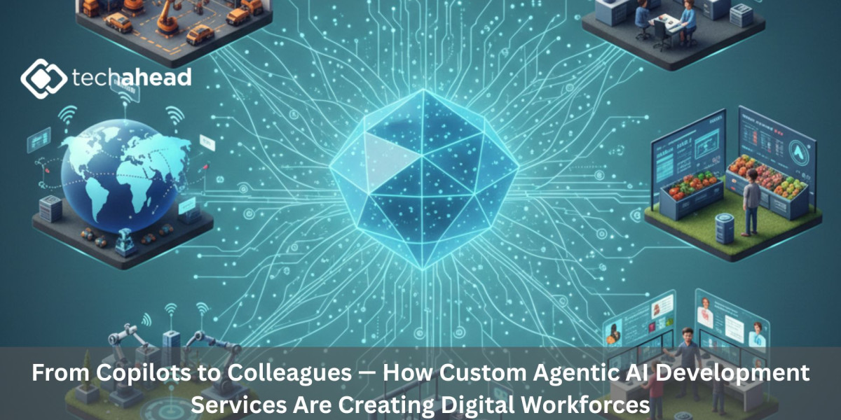 From Copilots to Colleagues — How Custom Agentic AI Development Services Are Creating Digital Workforces